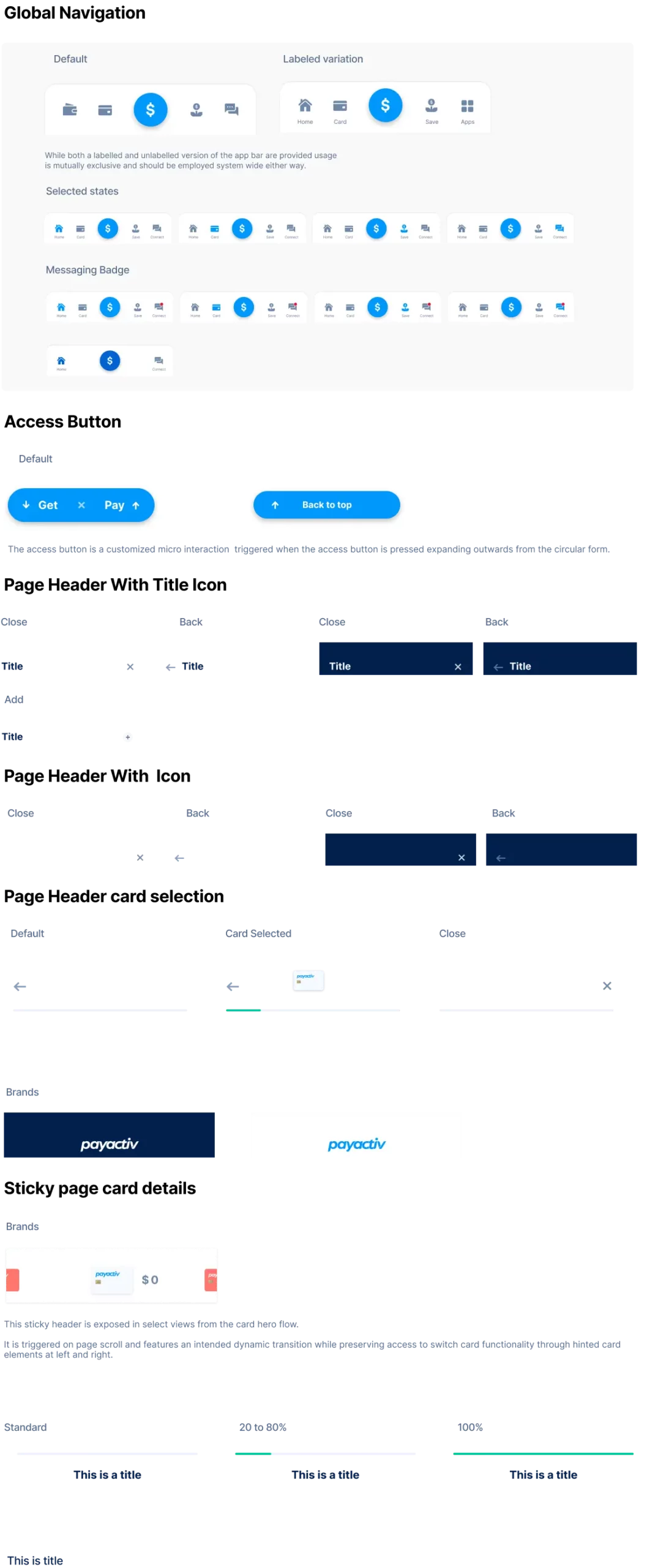 Navigation payactiv